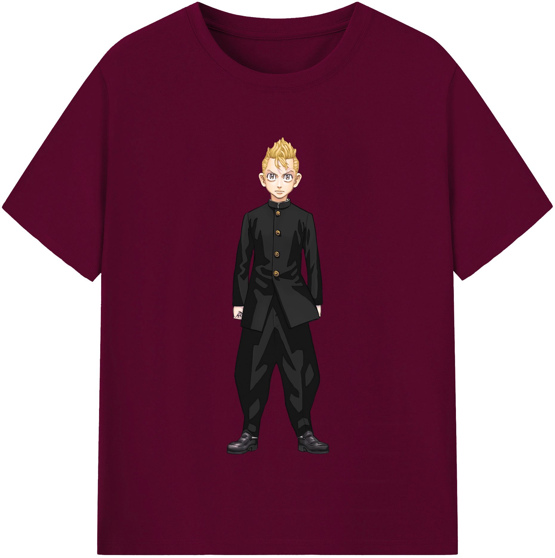 （画像用） 東京リベンジャーズ Tokyo Revengers レディースカジュアルプリントTシャツ（綿100％）